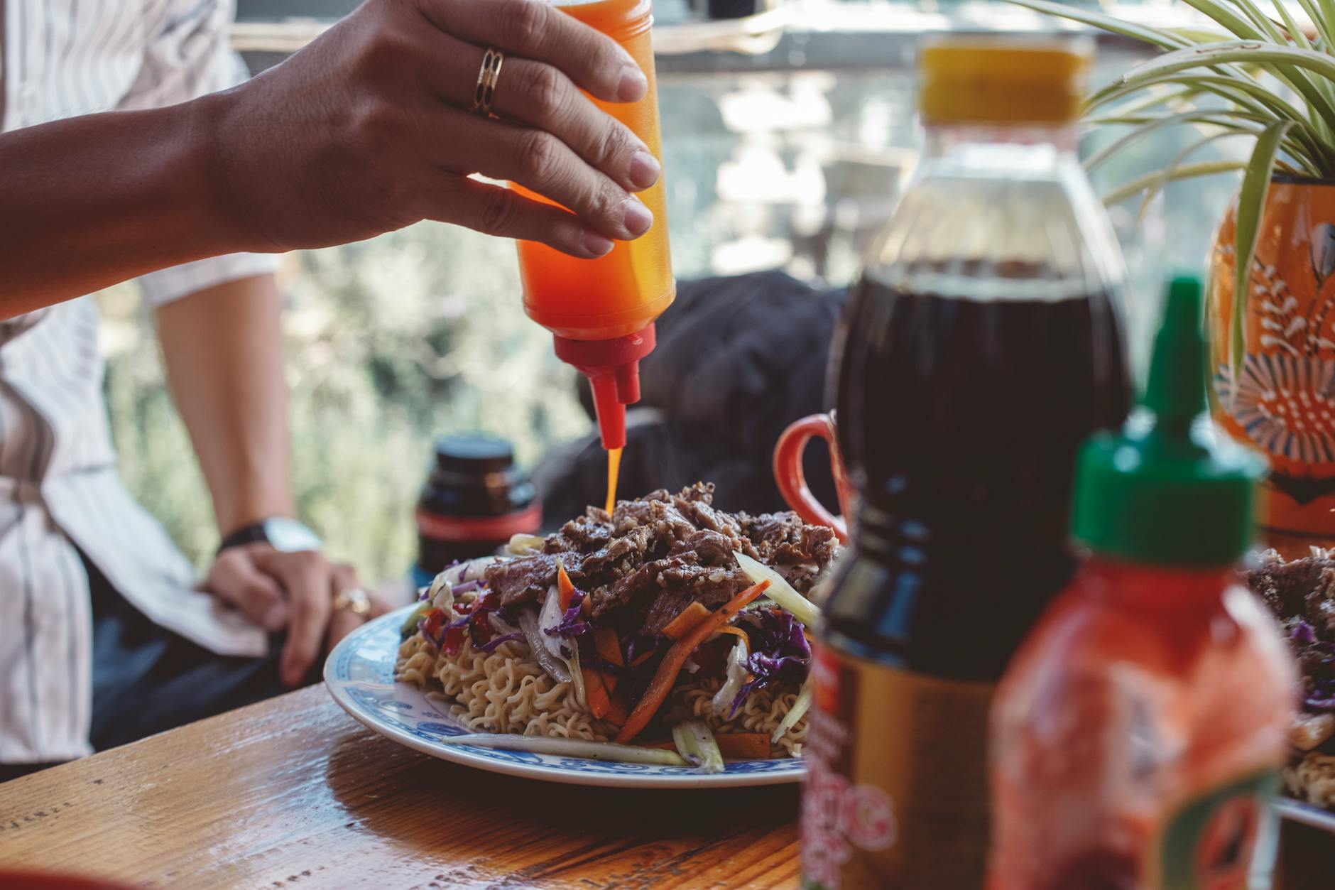 Budget street food and cheap eats at a casual outdoor eatery