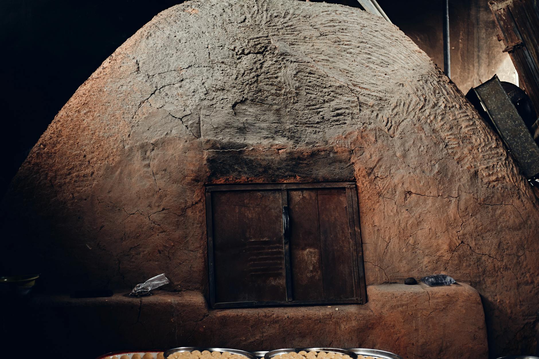 Traditional earth oven cooking method similar to Maori hangi at Lake Taupo