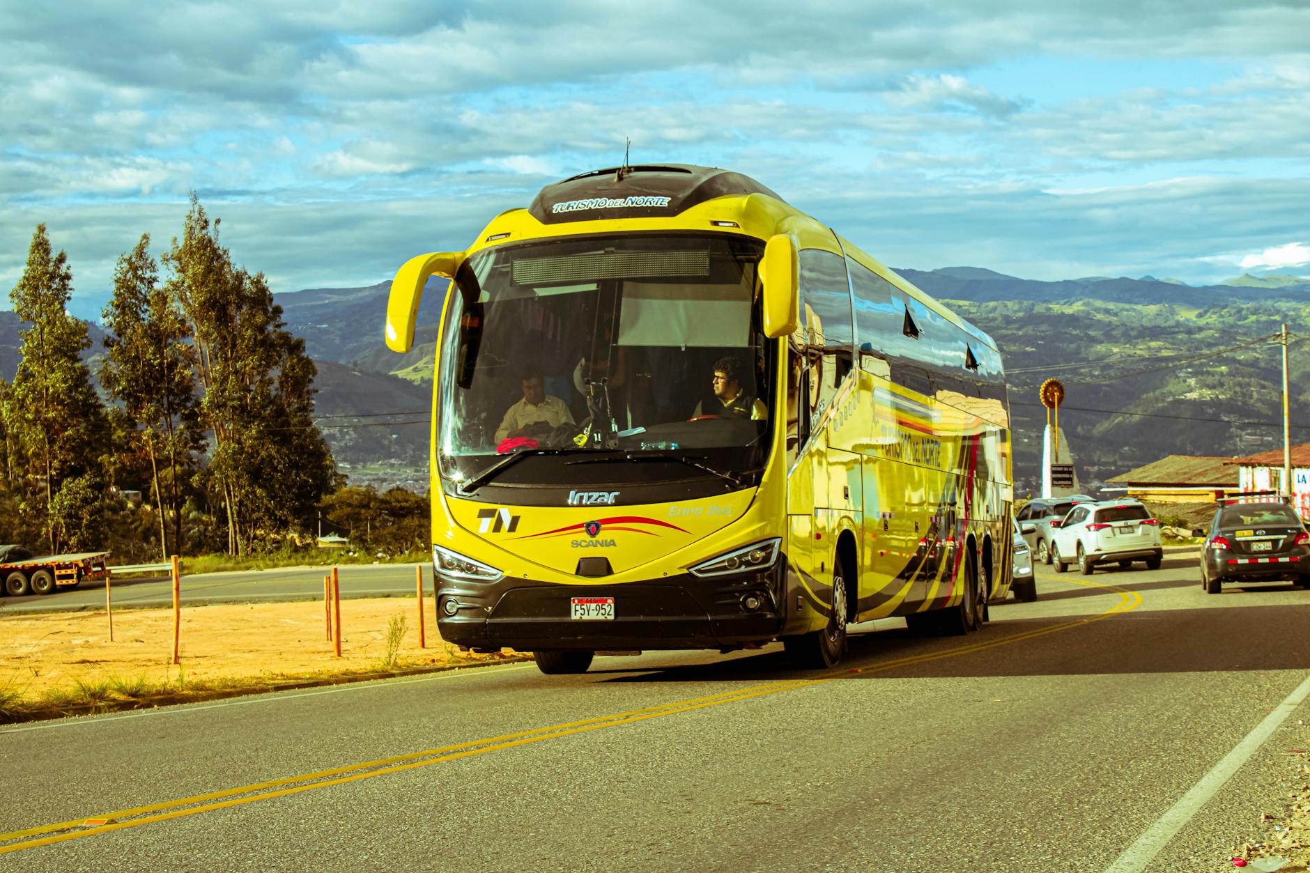InterCity bus service connecting major New Zealand towns to Taupo